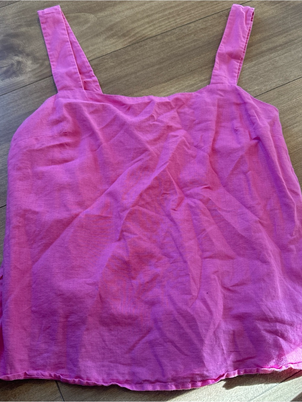 Bright Pink Sleeveless Tank Top